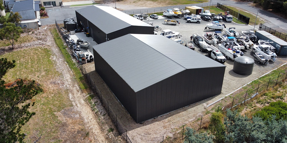 image of commercial shed in hobart